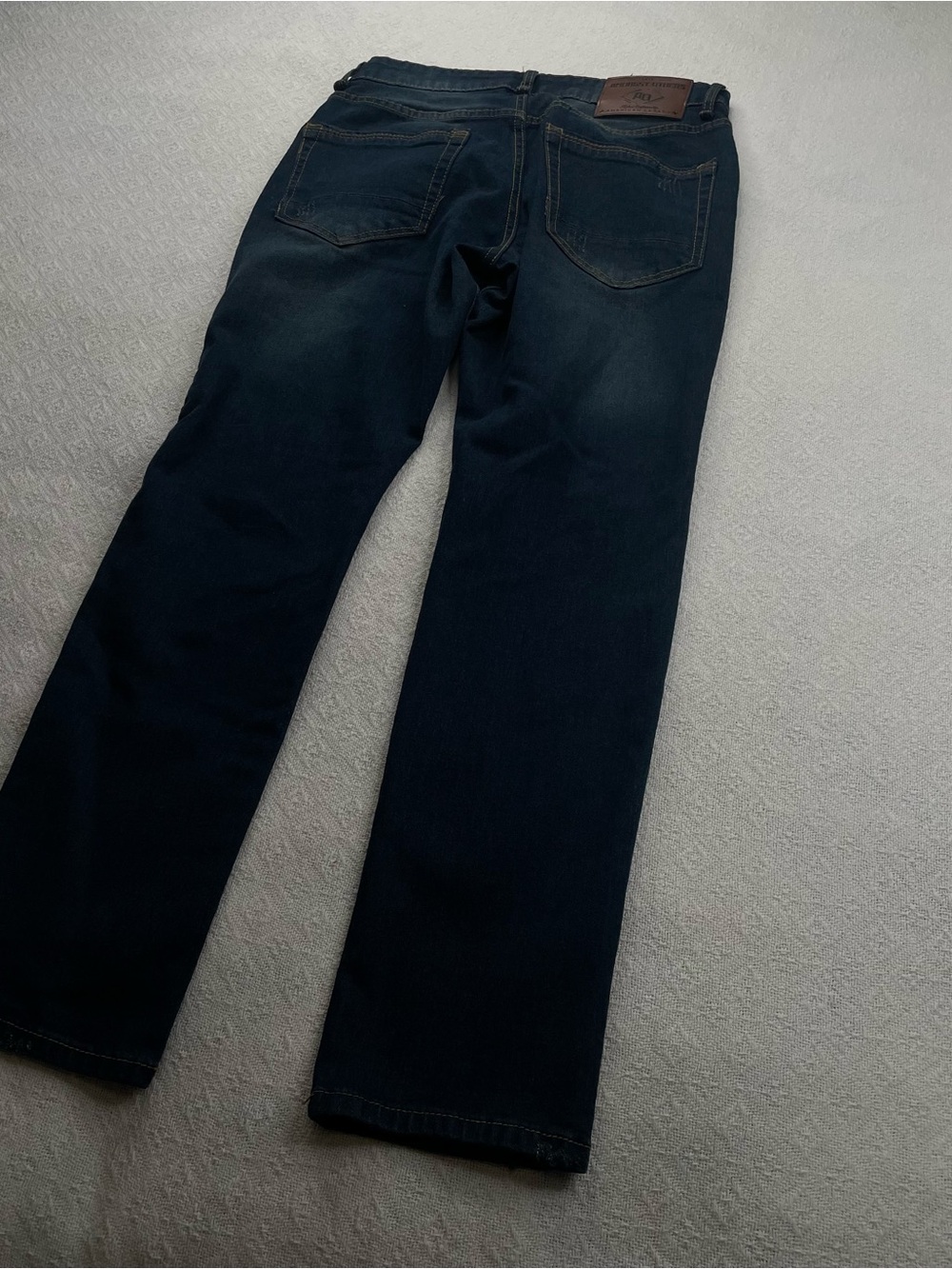 Amongst Other- Men's Dark Blue Bootcut Jeans - Casual Everyday Fit Size W30 L30 - Picture 12 of 12